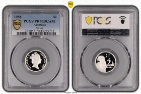 1988 $2 Silver PR70DCAM