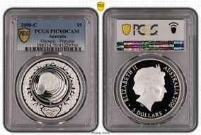 2000-C $5 Olympic - Platypus PR70DCAM