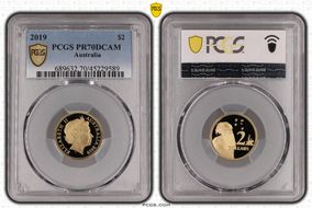 2019 $2 PR70DCAM