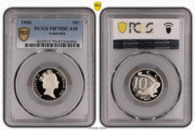 1996 10C PR70DCAM