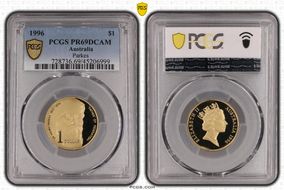 1996 $1 Parkes PR69DCAM