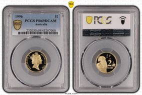 1996 $2 PR69DCAM