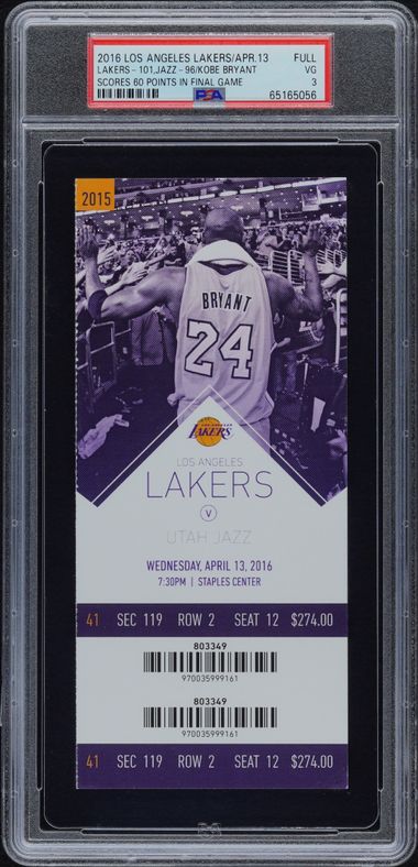 PSA 3 cert 65165056