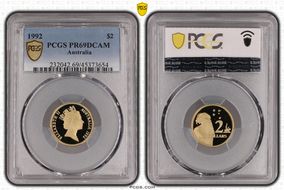 1992 $2 PR69DCAM