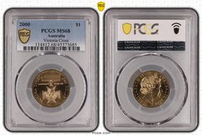 2000 $1 Victoria Cross MS68