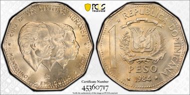 1984-Mo Peso Human Rights MS65