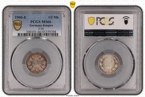1906-E 1/2 Mk J-16 MS66