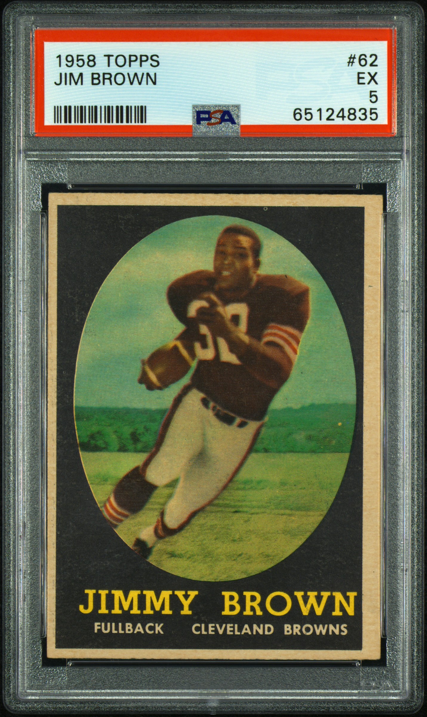 1958 TOPPS #62 JIM BROWN