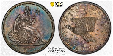 1836 $1 J-60 Original, Alignment I PR64