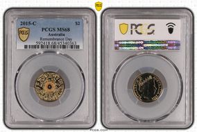 2015-C $2 Remembrance Day In Flanders Fields Colorized MS68