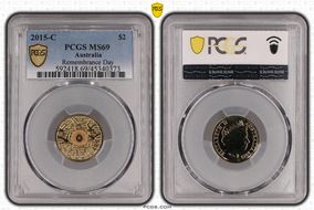 2015-C $2 Remembrance Day In Flanders Fields Colorized MS69