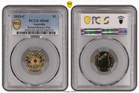 2015-C $2 Remembrance Day In Flanders Fields Colorized MS68