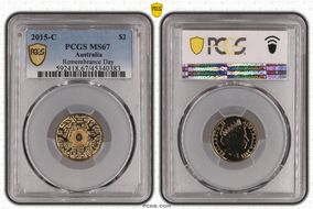 2015-C $2 Remembrance Day In Flanders Fields Colorized MS67