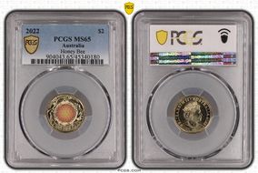 2022 $2 Honey Bee Colorized MS65