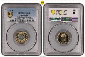 2021 $2 Ambulance Service Colorized MS64