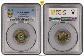 2014 $2 Remembrance - Colorized MS66