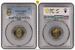 2014 $2 Remembrance - Colorized MS65