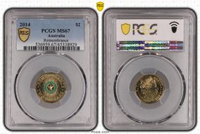 2014 $2 Remembrance - Colorized MS67