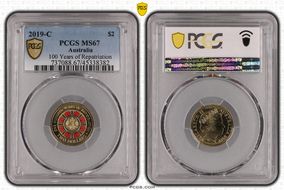 2019-C $2 100 Years of Repatriation Colorized MS67