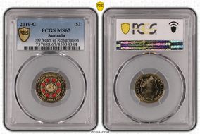 2019-C $2 100 Years of Repatriation Colorized MS67