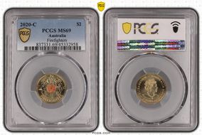 2020-C $2 Firefighters Colorized MS69