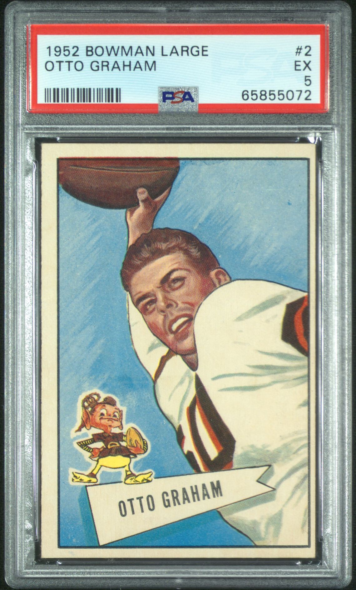 1952 Bowman BOWMAN LARGE #2 Otto Graham front