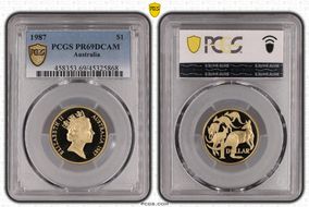 1987 $1 PR69DCAM
