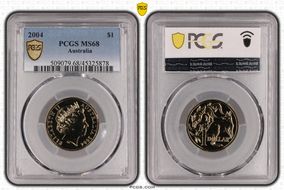 2004 $1 MS68