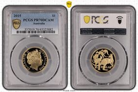 2015 $1 PR70DCAM