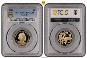 2022 $1 PR70DCAM