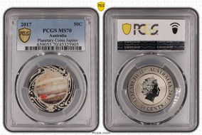 2017 50C Planetary Coins Jupiter Colorized MS70