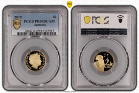 2019 $2 PR69DCAM
