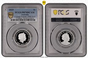2019 $1 Coinage Portrait 1998-2019 PR70DCAM
