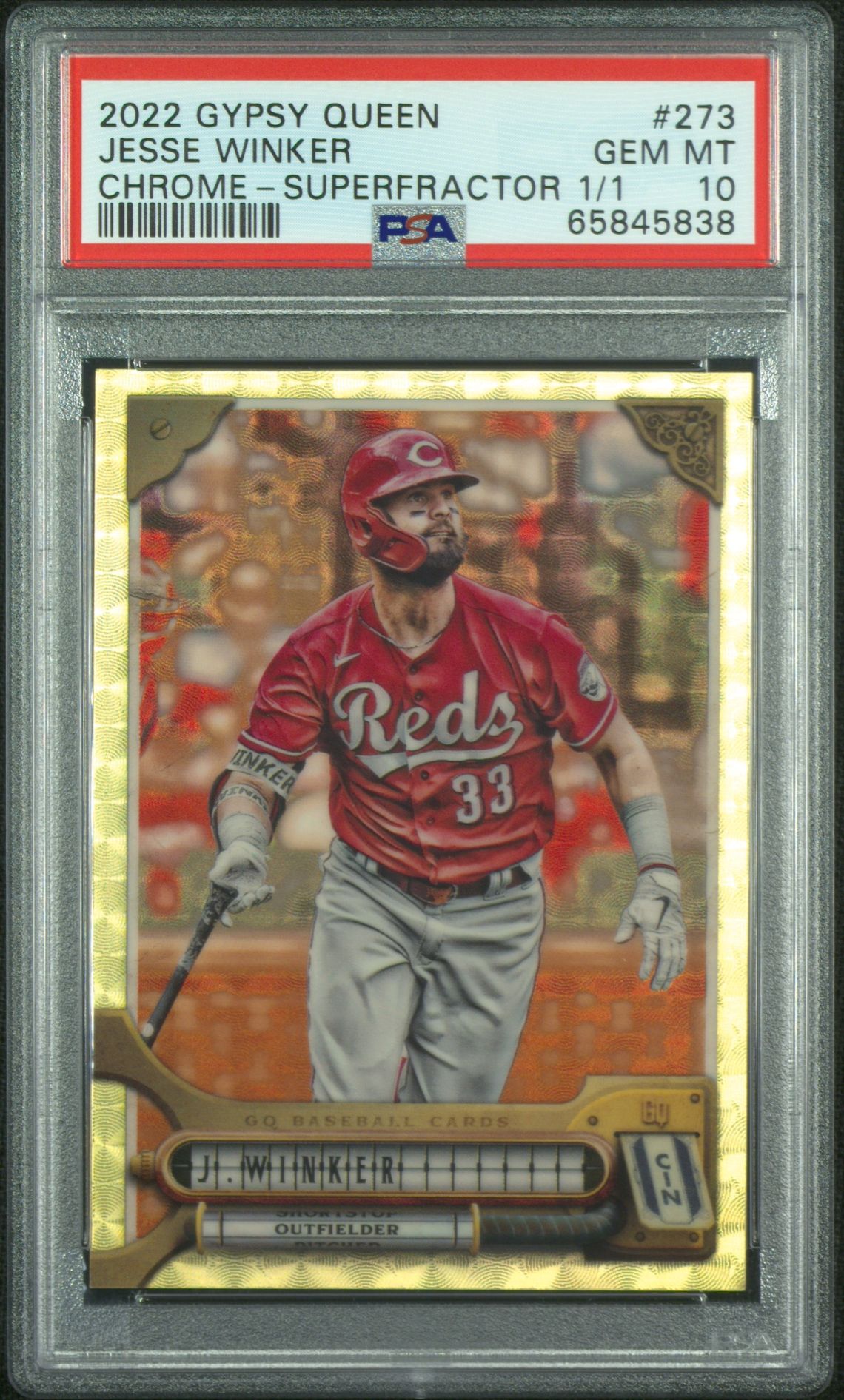 2022 Topps TOPPS GYPSY QUEEN Superfractor #273 Jesse Winker front