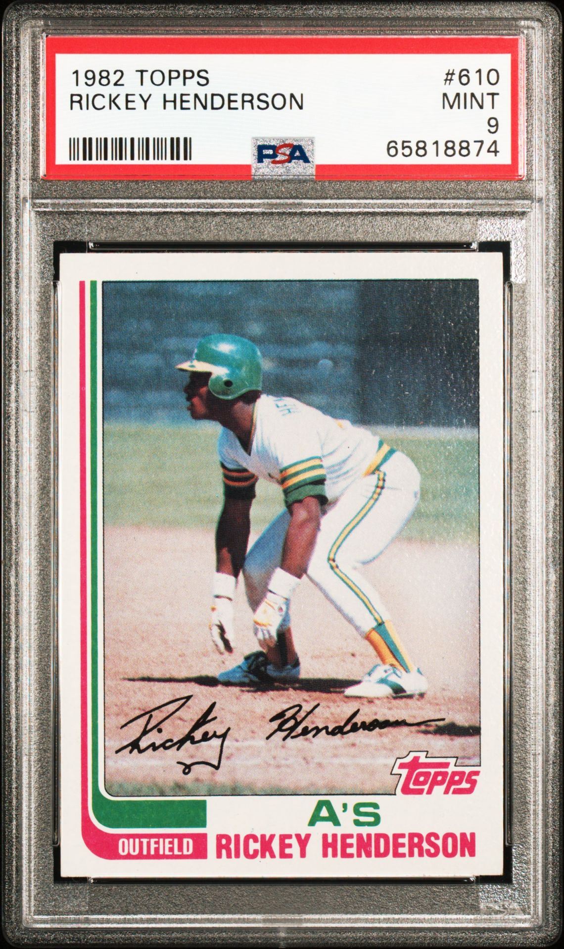 1982 Topps TOPPS #610 Rickey Henderson front