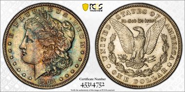 1903 $1 AU58