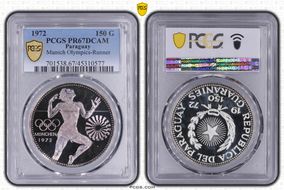 1972 150 G Munich Olympics-Runner PR67DCAM