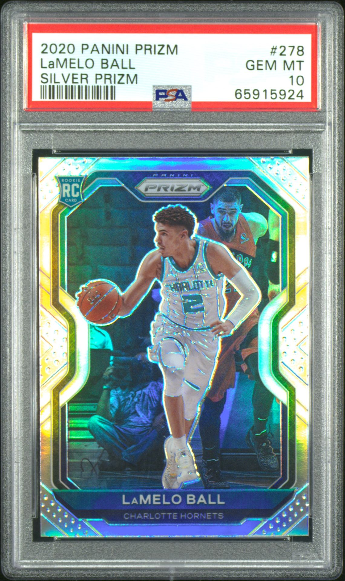 2020 Panini PANINI PRIZM SILVER PRIZM #278 Lamelo Ball front