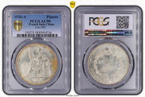 1926-A Piastre Lec-302 AU58