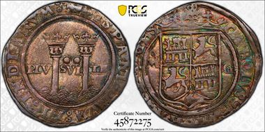 (1542-45) M G 2 R Calico-93 AU53