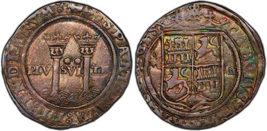 (1542-45) M G 2 R Calico-93 AU53