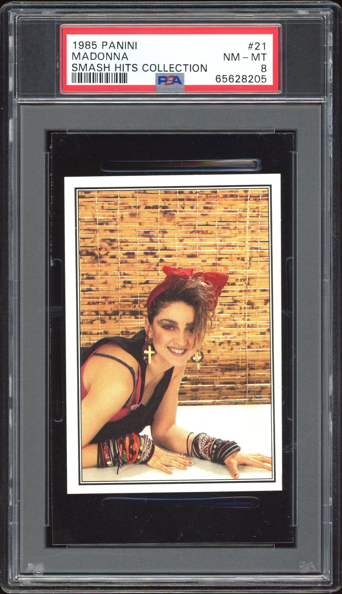 1985 Panini PANINI SMASH HITS COLLECTION #21 Madonna front
