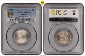 1902 1 Fr Gad-467 F-217 MS65