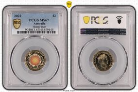 2022 $2 Honey Bee Colorized MS67