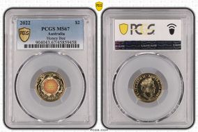 2022 $2 Honey Bee Colorized MS67