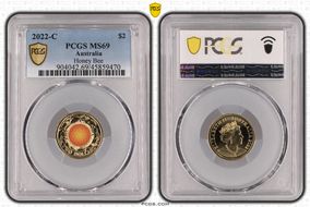 2022-C $2 Honey Bee Colorized MS69