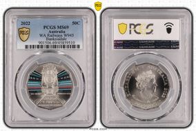2022 50C WA W945 Banksiadale Australian Rail Heritage MS69