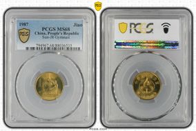 1987 Jiao Sun-J8 Gymnast MS68