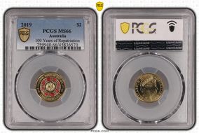 2019 $2 100 Years of Repatriation Colorized MS66