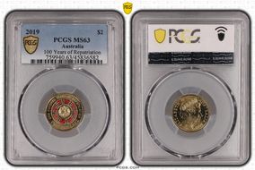 2019 $2 100 Years of Repatriation Colorized MS63